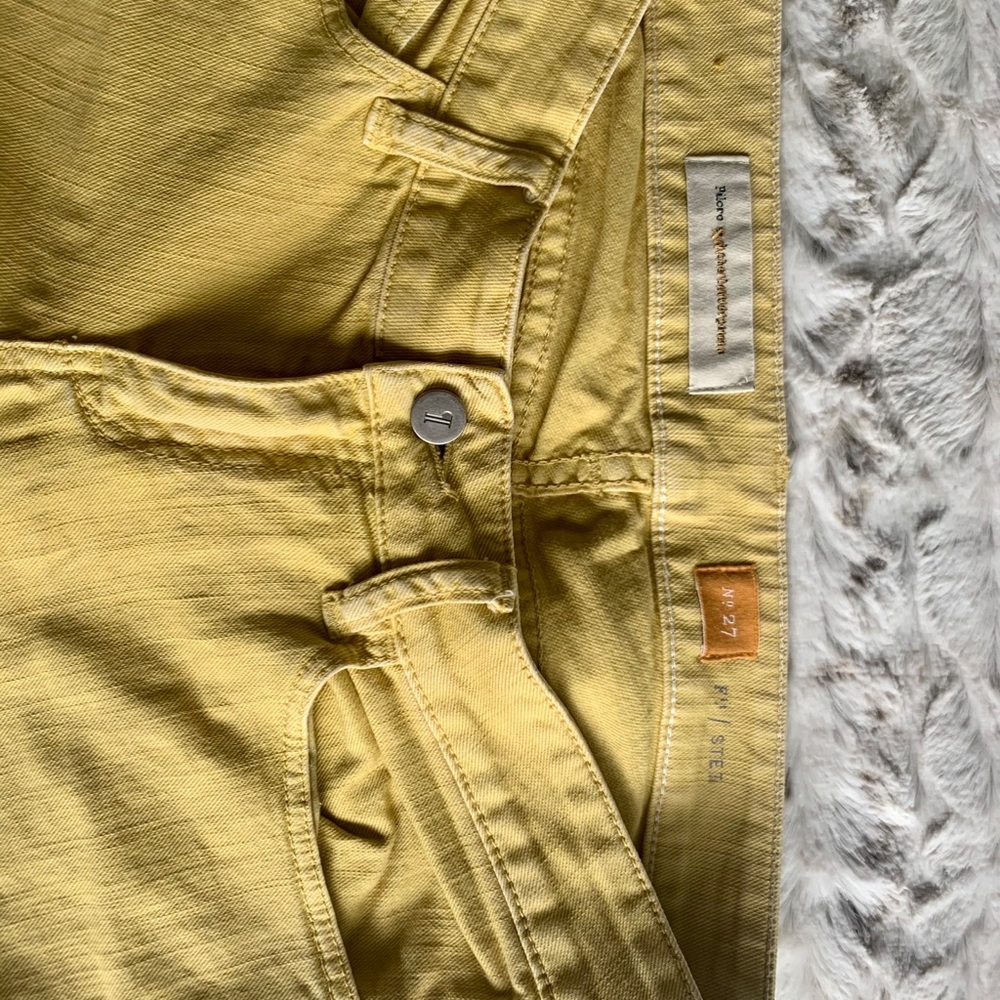 Anthropologie Pilcro jeans yellow